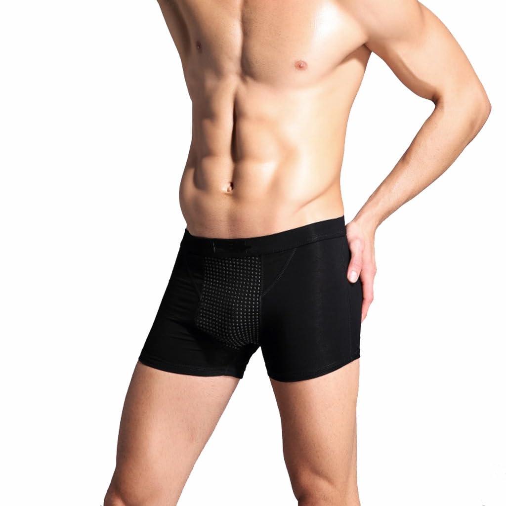 POCHY Men\'s Magnetic Underwear for Prostate Health Care Inner Pants Energy Field Therapy Boxer Briefs (Color : 3pcs, Size : XX-Large)