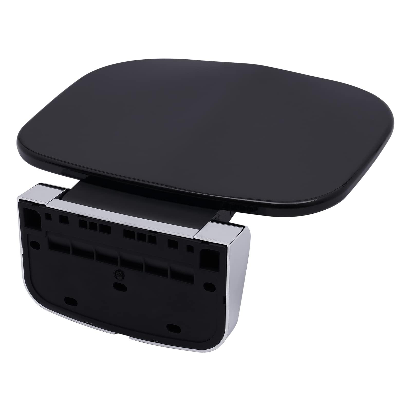 SanBouSi Folding Shower Seat Wall Mounted Up to 440lbs Secure Folding Shower Bench Sturdy Soft-Open Home Care Wall Mounted Medical Foldable Shower Seat for Adults Elderly Disabled Black