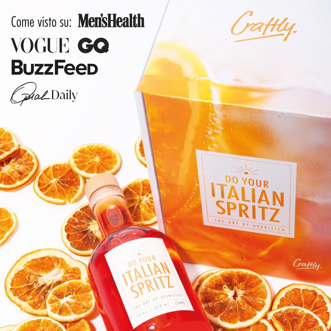 Craftly Craftly Italian Spritz Infusion Kit Ultimate Aperitivo Experience at Home | DIY Cocktail Set for Aperitivo | Cocktail Set for Spritz