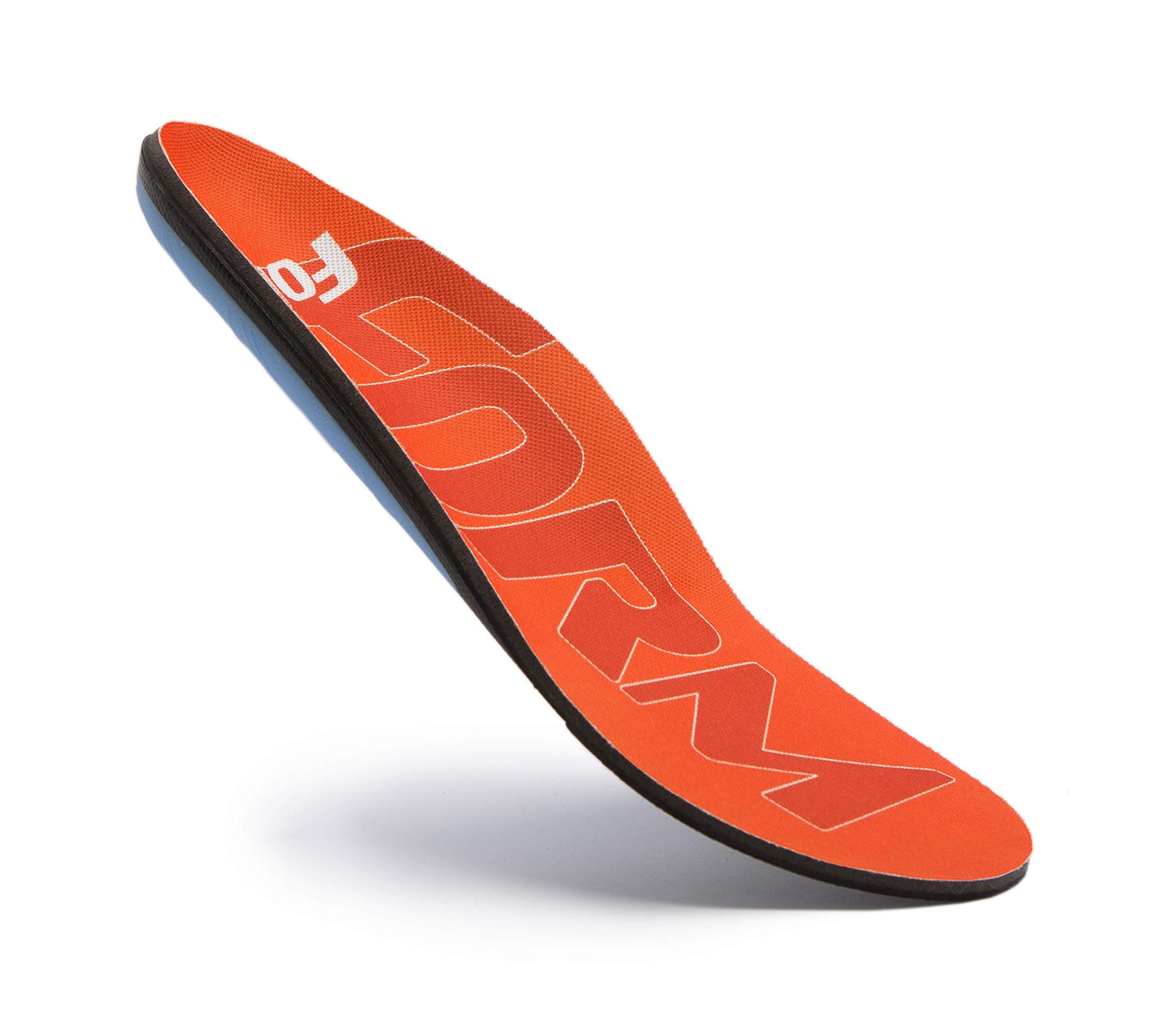 FORM Premium Insoles Form 220+ lbs Plantar Fasciitis Insoles  Reinforced Comfort Shaped High Arch Insoles Shoe Inserts for Plantar Fasciitis Women and Men  Shock Absorption - Flat Feet Orthotic Inserts for Work Boots