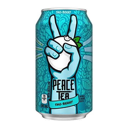 Peace Tea Peace Tea Iced Tea Sno-Berry, 2 Cans, 341 mL/11 fl.oz (Shipped from Canada)