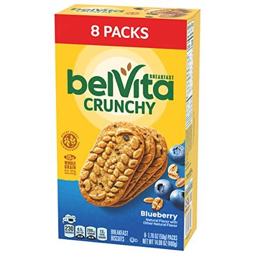 Belvita belVita Blueberry Breakfast Biscuits, 8 Packs (4 Biscuits Per Pack)
