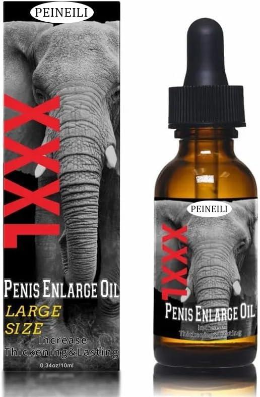 PEINEILI XXXL Large Size Oil Enlarge and Permanent Thickening Growth Men Energy Massage Essential Oil for Sex, Increase Dick Liquid for Health Care, Lateness Performance,Strength (3 Pack)