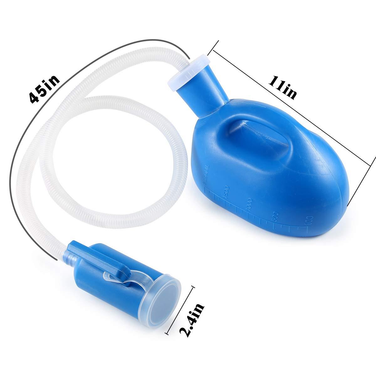 ONEDONE Portable Urinals for Men 68 OZ, Disposable Urinal Bags Travel Pee Bags Urine Bags 8 Pack