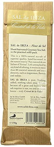 Sal de Ibiza Fleur de Sel Sal de Ibiza 150 Gram Refill Bag