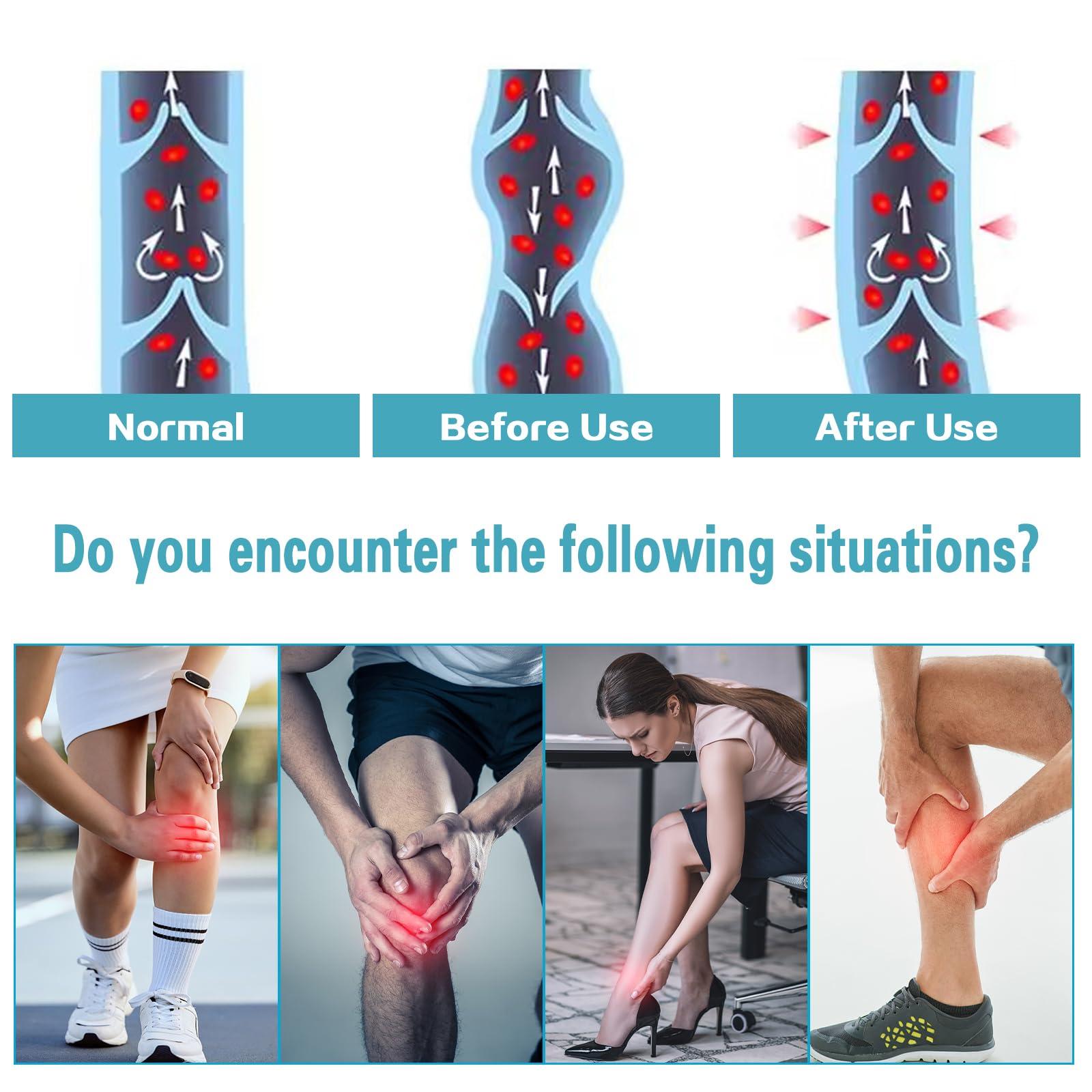 Ktinnead 20-30 mmHg Compression Pantyhose for Women, Open Toe Medical Compression Stockings, Waist High Opaque Compression Tights for Edema, Varicose Veins, Swelling, Pregnant, Teacher, Doctor