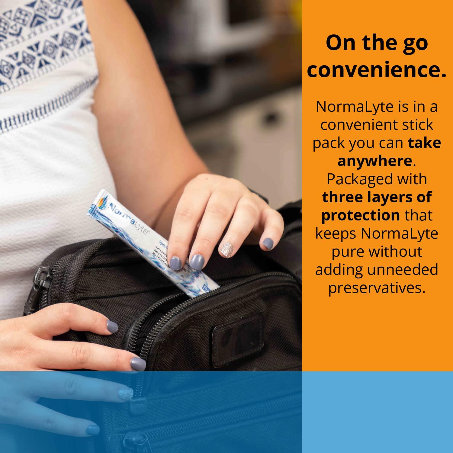 NormaLyte NormaLyte Oral Rehydration Salts- Pack of 6 (Pure) | Electrolyte Powder, Energy Supplements, Electrolytes Packets, Potassium Supplement, Hydration Sachet, No Preservatives, Vegan, Dehydration