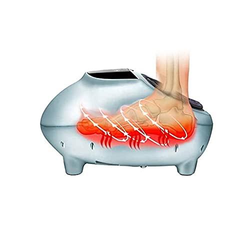 SMSOM SMSOM Shiatsu Foot Massager, Electric Foot Massage Machine, Rolling and Pressure Massage, Foot Massager with Heat for Deep Kneading Therapy, Suitable for Home or Office Use (Color : Blue)