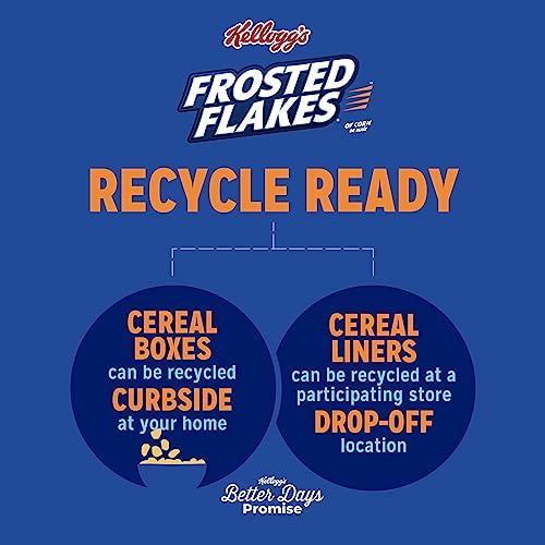 Frosted Flakes Kellogg\'s Frosted Flakes Breakfast Cereal, Kids Cereal, Family Breakfast, Chocolate Milkshake, 12.2oz Box (1 Box)