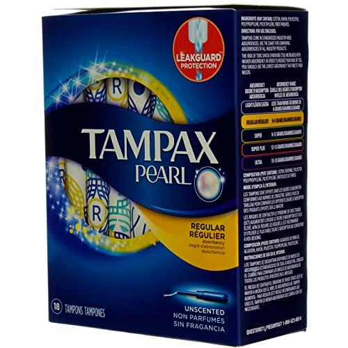 Tampax Tampons with Plastic Applicators Unscented Regular