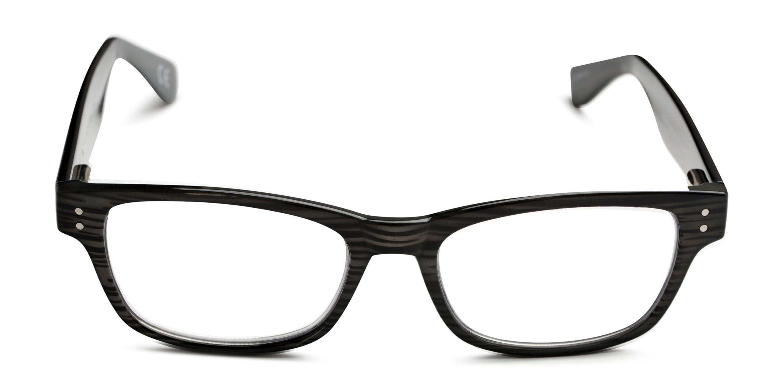 Foster Grant Foster Grant Conan Multifocus Reading Glasses Square, Milky Grey/Transparent, 54 mm + 1,5010366-100.COM