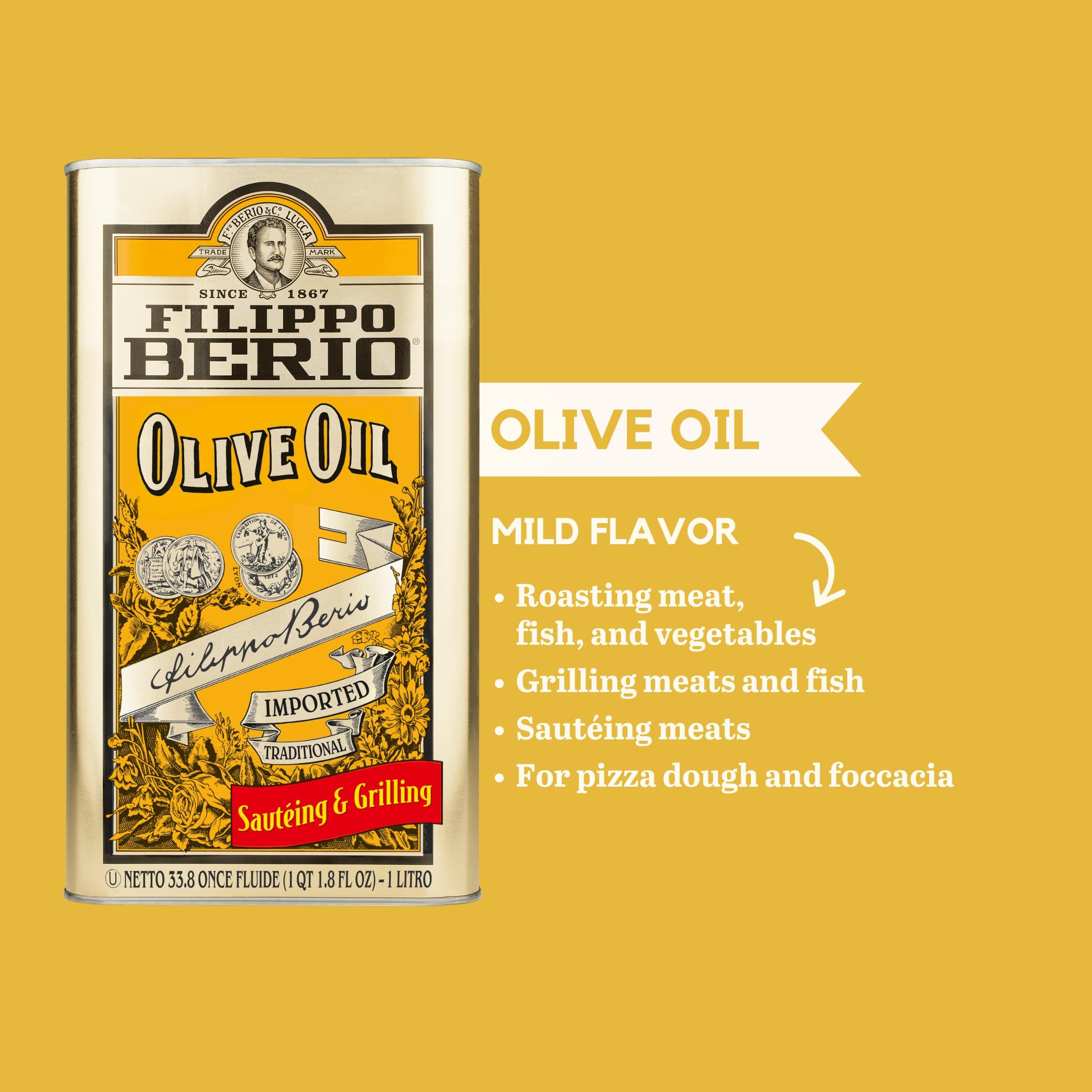 Filippo Berio Filippo Berio Pure Olive Oil, 1 Liter Tin (33.8 Ounce)