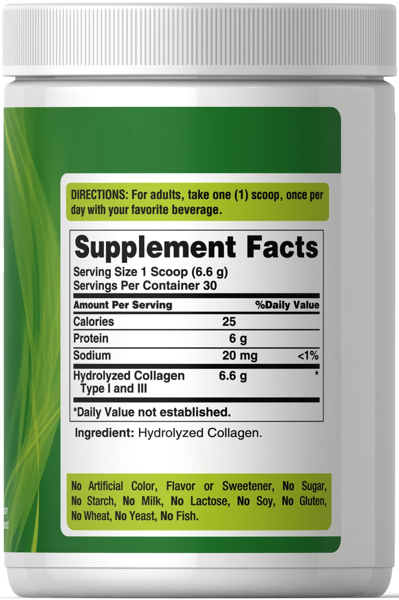 Nature's Bounty Puritan's Pride Hydrolyzed Collagen 1000 mg