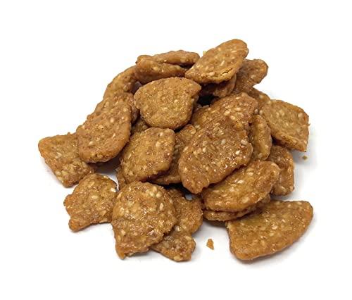 YANKEETRADERS YANKEETRADERS Mini Sesame Chips, Honey Roasted, 2 Pounds, brown