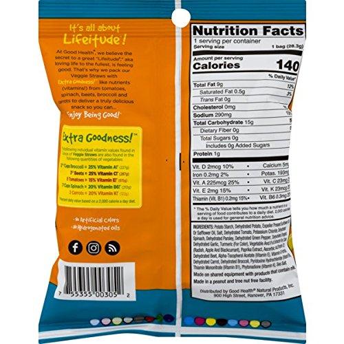 Good Health Good Health Veggie Straws, Sea Salt, Pack of 24
