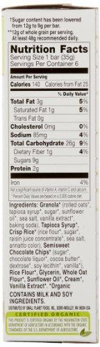 Cascadian Farm Cascadian Farm Organic Chocolate Chip Chewy Granola Bars, 6 Bars, 7.4 oz