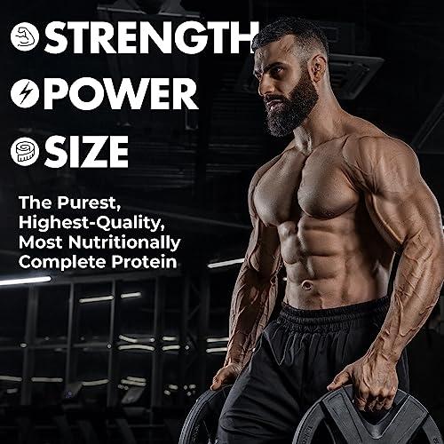 Max Muscle Max Muscle Maxpro Elite Premium Multi-Sourced Protein | Bcaas, Micellar Casein, Cold Filtered Whey Isolate and Concentrate | Promotes Muscle Growth, Strength and Recovery (2lb)