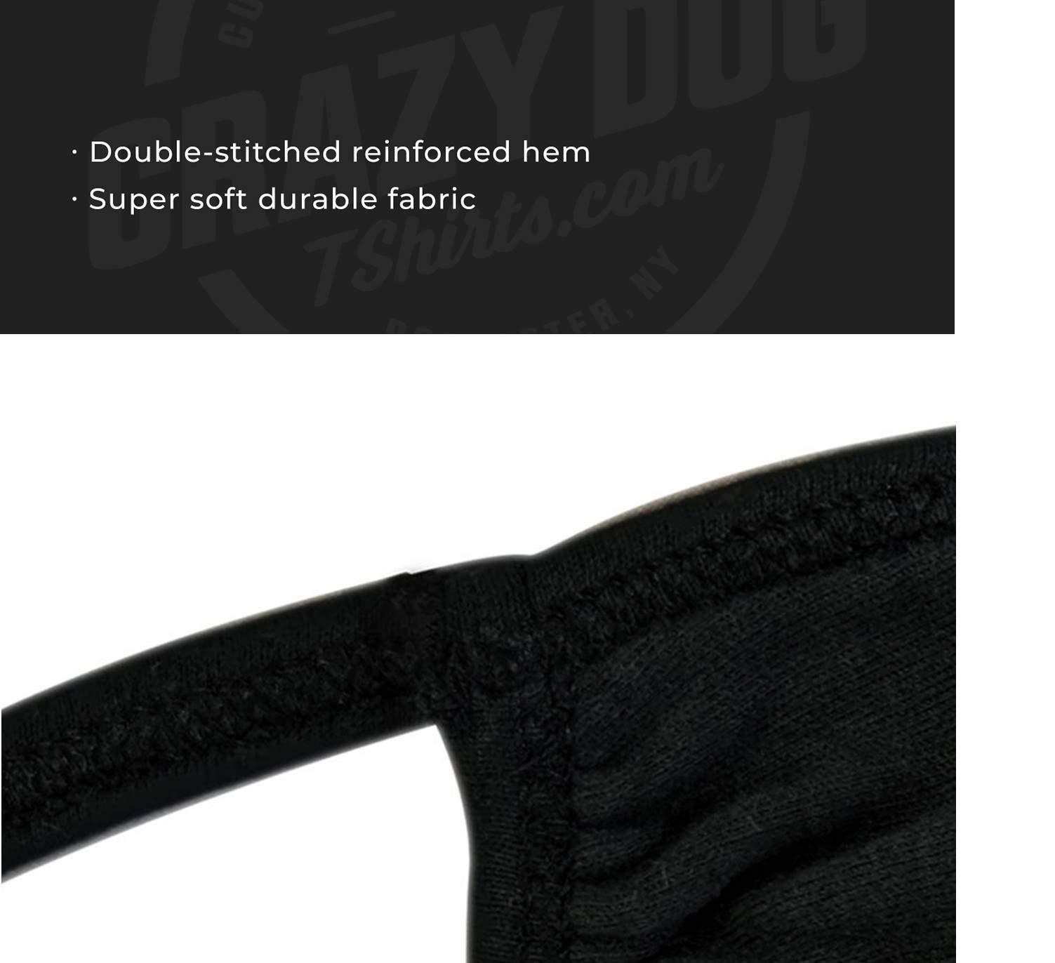 Crazy Dog T-Shirts Sexy Vampire Face Mask Funny Halloween Fangs Graphic Nose And Mouth Covering Funny Masks for Adults Halloween Funny Adult Humor Novelty Masks for Adults Black 6 Pack