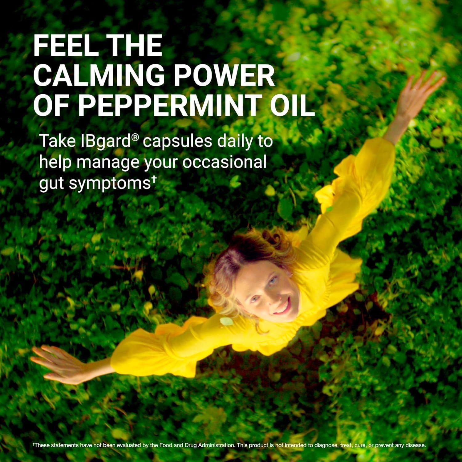 IBgard IBgard Gut Health Supplement, Peppermint Oil Capsules for Abdominal Comfort, 12 Capsules (Packaging May Vary)