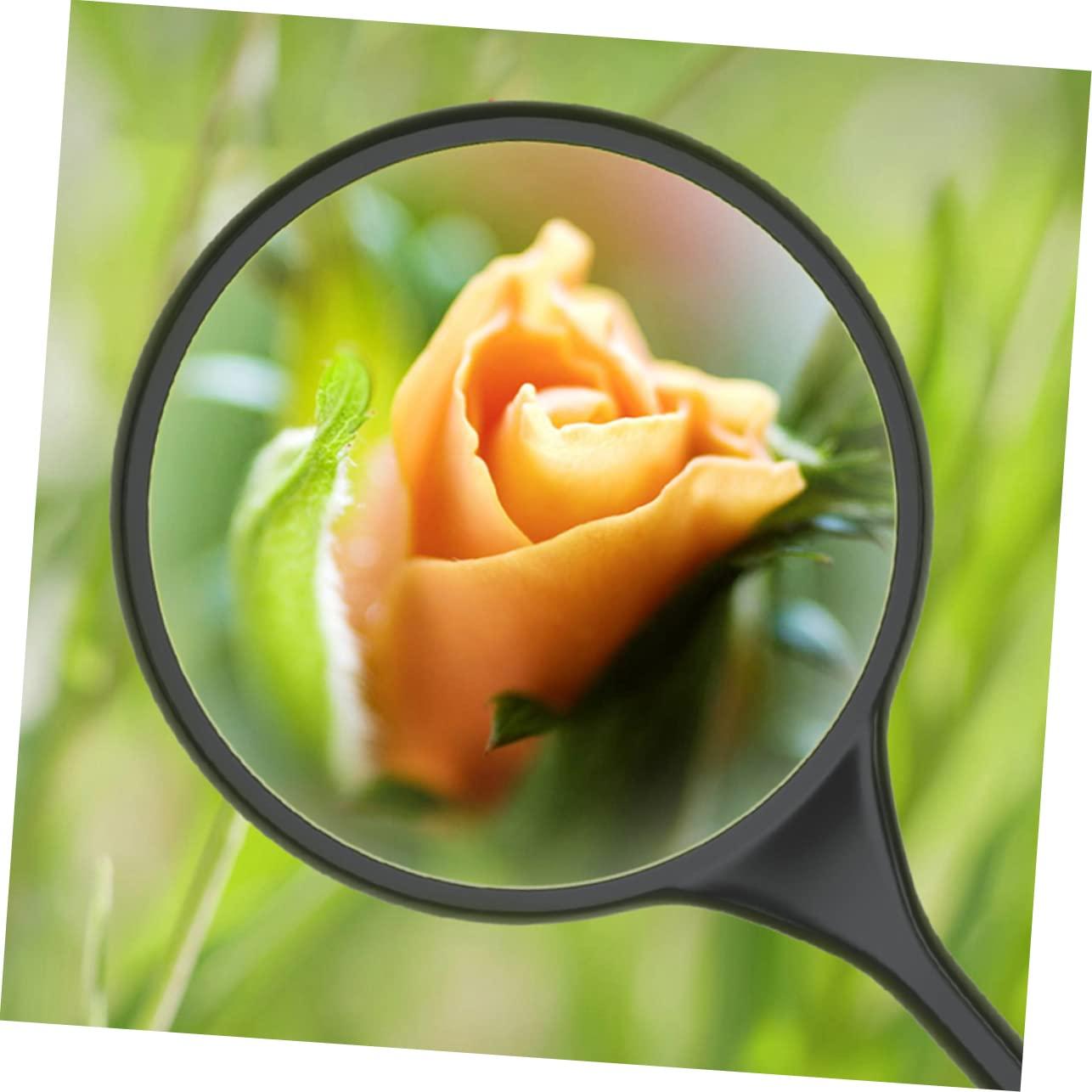 THOR INSTRUMENTS Vintage Inspired Brass Handheld Magnifying Glass/Magnifier with Elegant Wooden Handle for Precise Reading and Inspection 10X Coin & Stamp, Astrologer, Science, Low