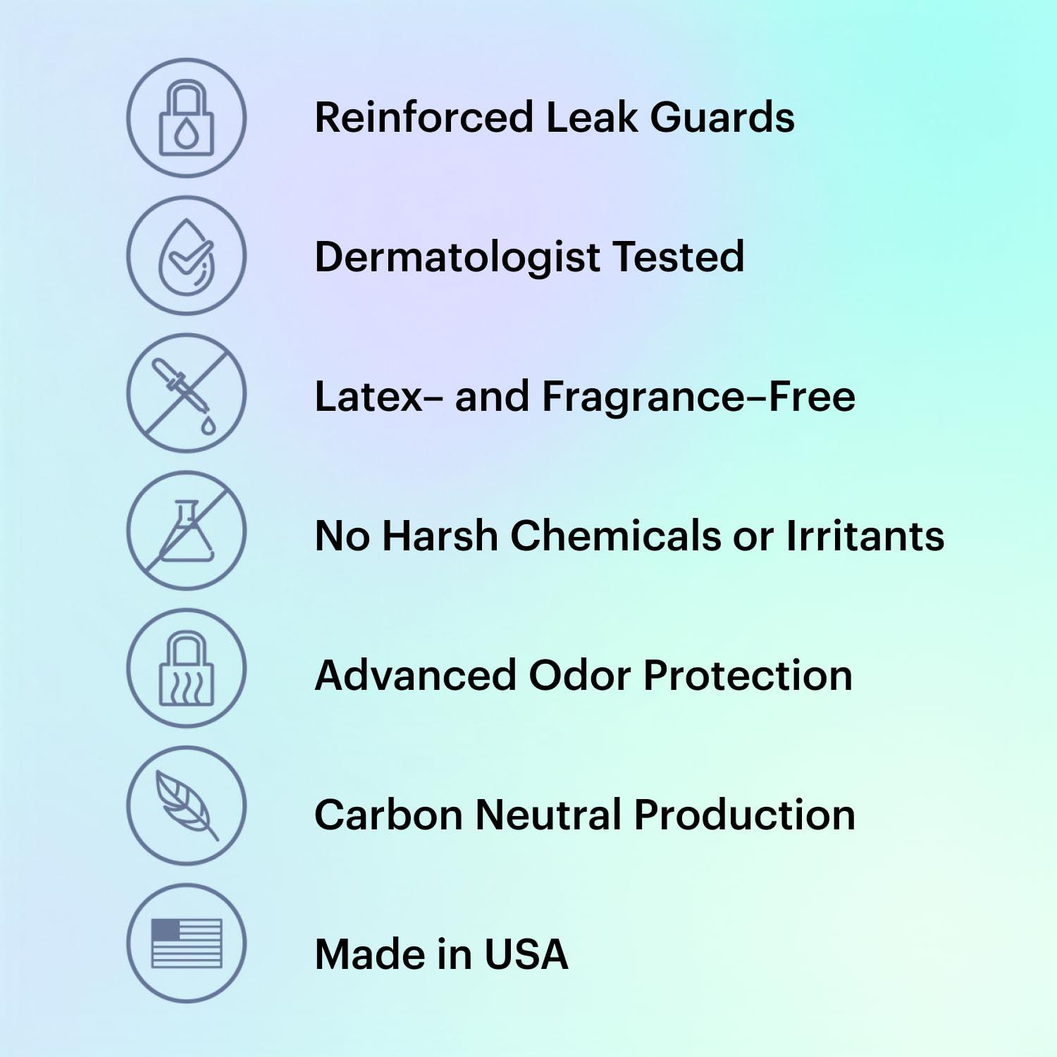 Because Because Overnight Absorbency Pull Ups - Adult Disposable Incontinence Underwear, Extra Absorbent Nighttime Pull Ups for Men and Women, White, Large, 80 Count (4 Packs of 20)