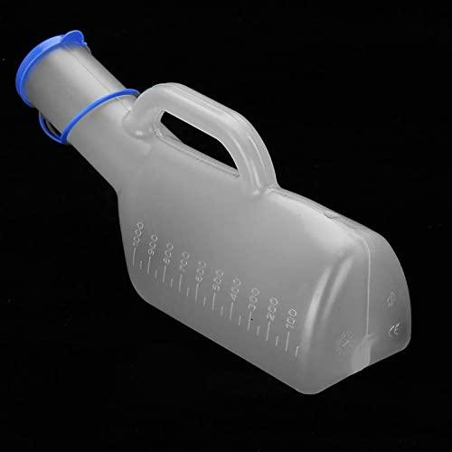 BITWIT Male Urinal,1000 Ml Portable Urine Bottle with Lid, Mobile Toilet Urine Catcher for Older Adults for Children, Reusable Urine Bottle Container for Men with Lid