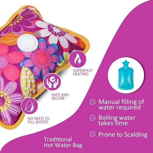 Generic \"Heating Bag Hot Water Bag Electric Heating Pad for Back Pain Hot Bags for Pain Relief Heat Pouch Hot Pack for Period Cramps (Hot Water Bag)\"