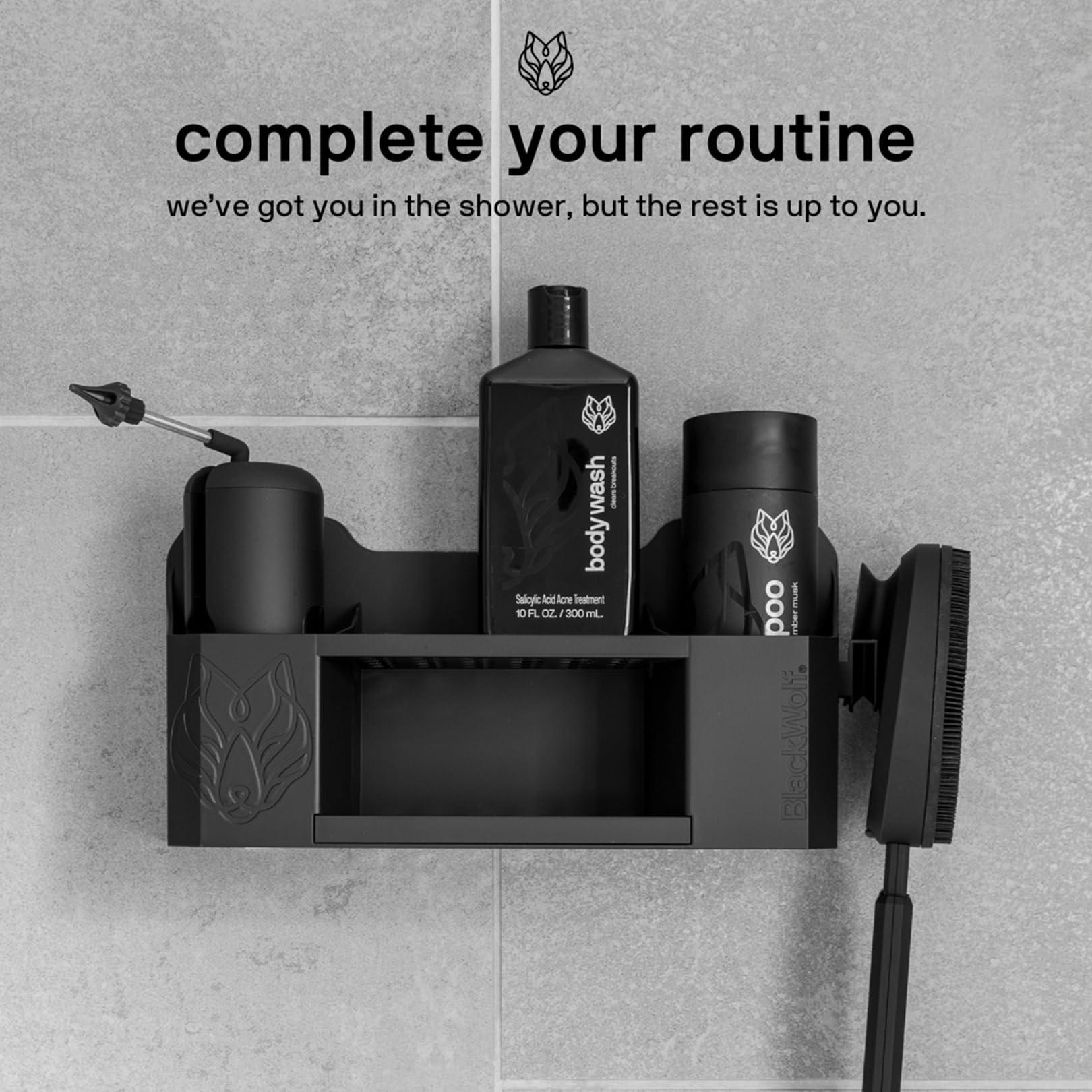 Black Wolf Wush Pro by Black Wolf - The Original Deluxe Water Powered Ear Cleaner with 6 Reusable Replacement Tips by Black Wolf - Safe & Effective for Ear Wax Buildup - Electric Ear Wax Removal Kit (Grey)