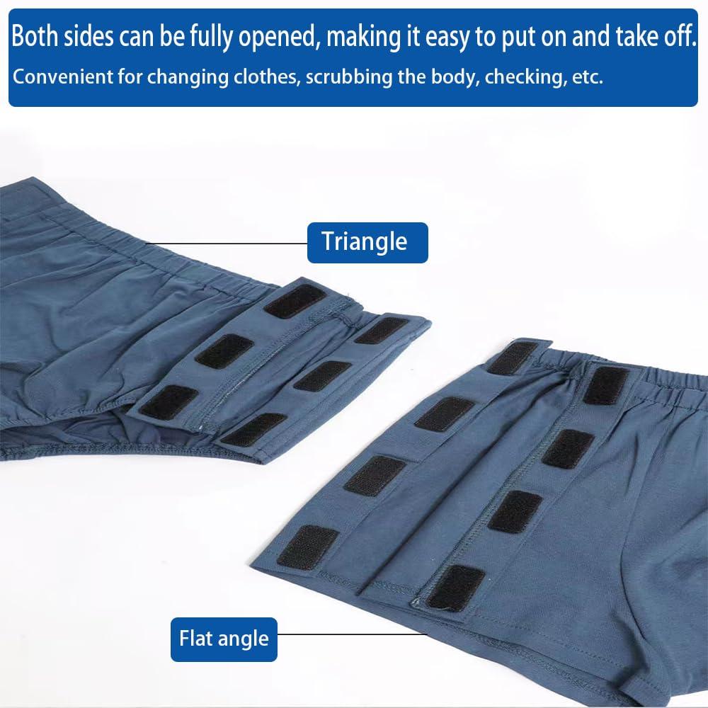 AUSTYLCO AUSTYLCO Incontinence Underwear for Patients,Elders,Disabled Adult Men,Reusable Washable Underwear,Adult Cover-up Diaper,Tear Away Underwear,Post-Operative Underwear