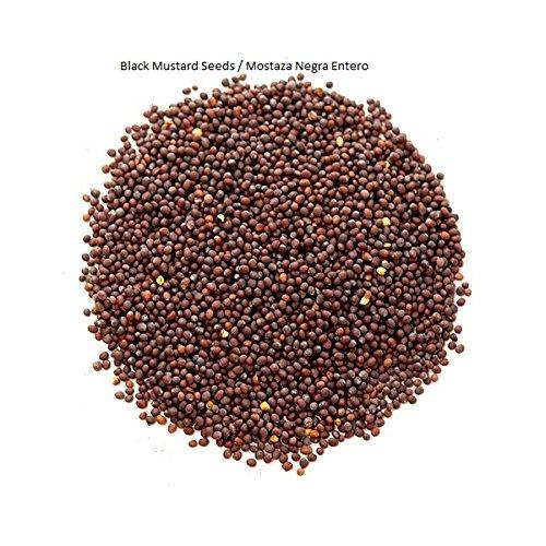 Spice and Chili Mustard Seeds (Whole) Black / Mostaza Negra Entero, 12oz