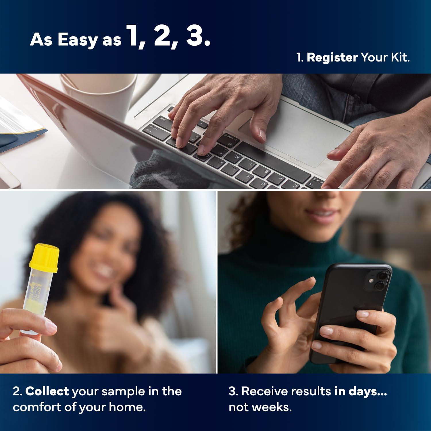 Better Life Science Comprehensive at-Home Food and Environmental Allergy Test Kit with 295 Triggers for Adults and Kids, Easy and Pain-Free Testing for Accurate Results