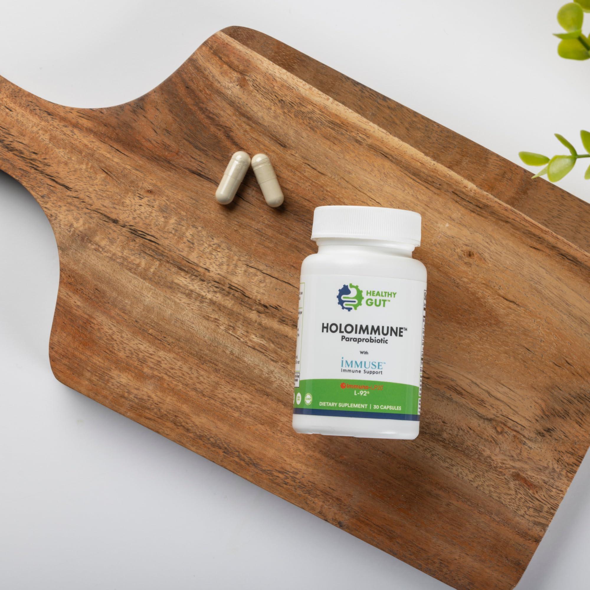 Healthy Gut, LLC Healthy Gut HoloImmune | Paraprobiotic with Immuse Immune Support | 30 Servings