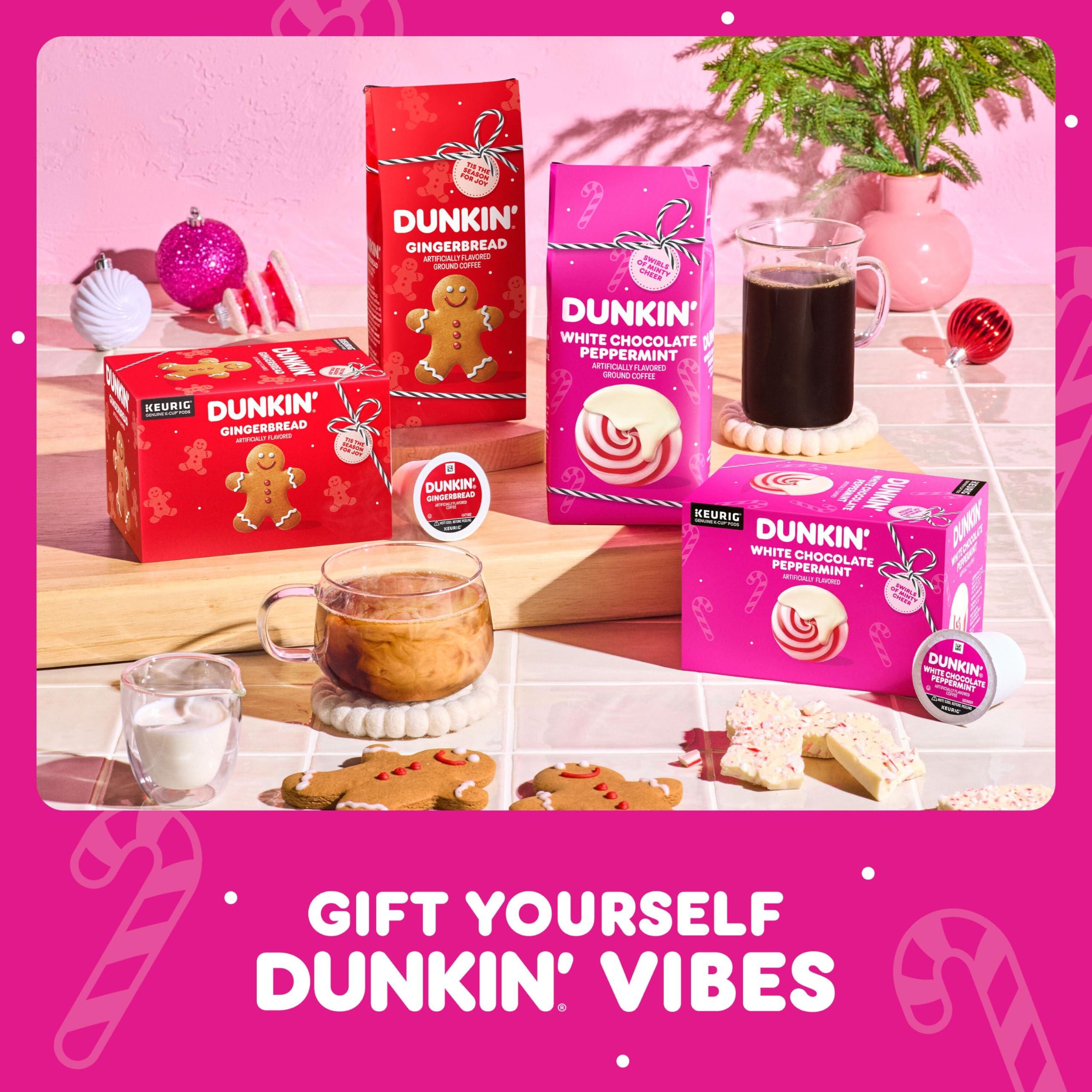 Dunkin' Dunkin Polar Peppermint Flavored Coffee, 60 Keurig K-Cup Pods