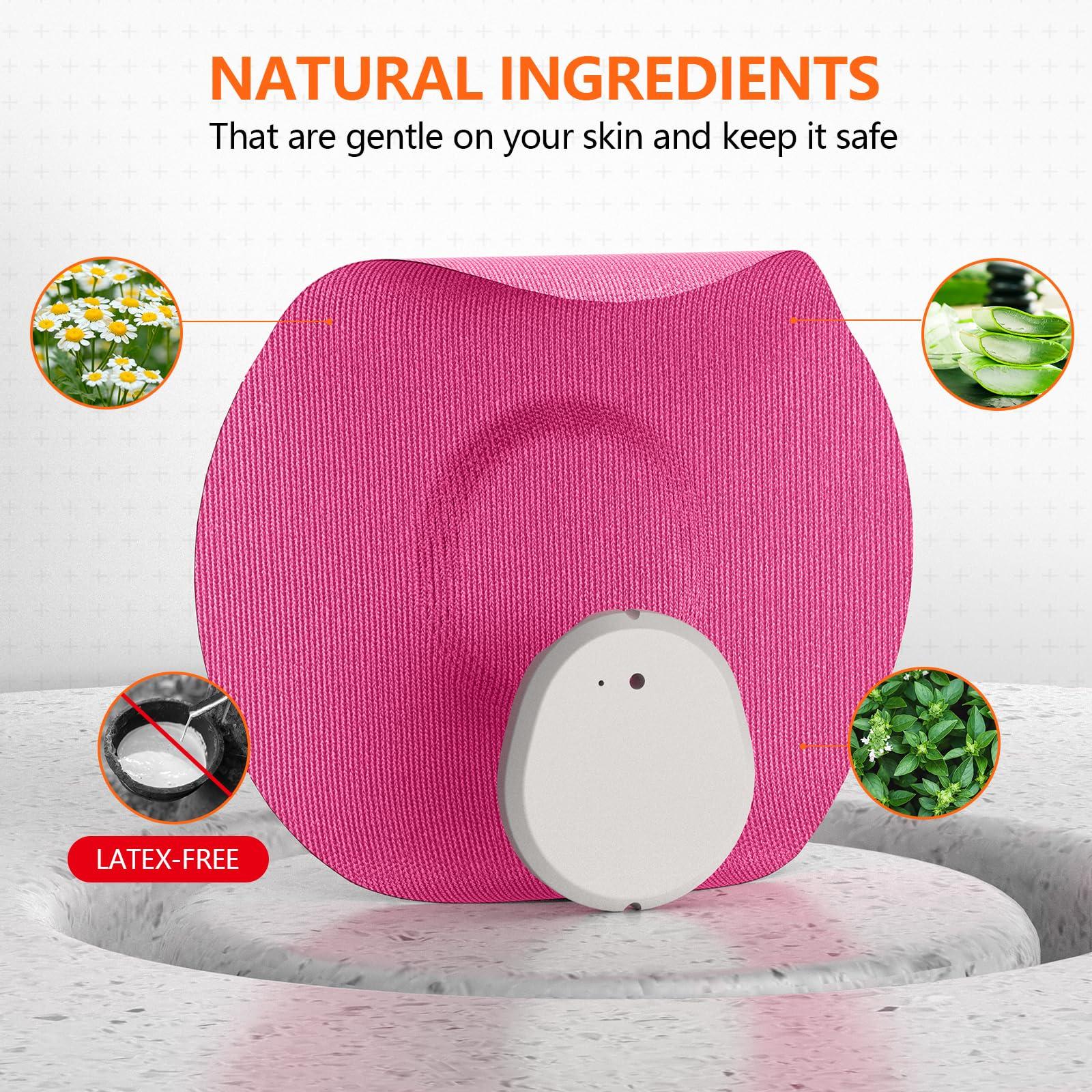 Jinyu-Sega Adhesive Patches for Dexcom G7 Waterproof & High Viscosity -20 Pack, Sweatproof Materials, Dexcom G7 Overpatches, Suitable for Sports (G7, Hot Pink)