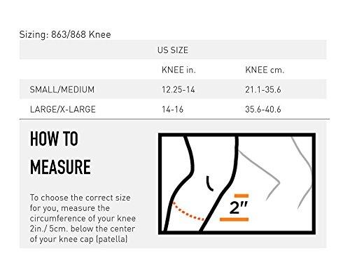 Shock Doctor Shock Doctor Knee/Patella Support Wrap with Dual Strap Compression, Large-X-Large, Black