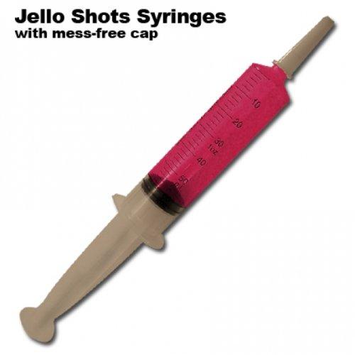POUMANNI 100 Premium Jello Shot Syringes Injectors with Adjustable Fill Markers 0-2 Ounces