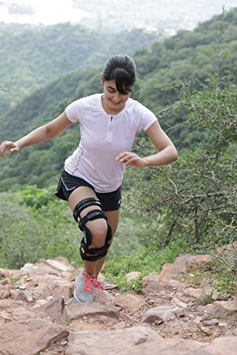 Z ONE Z1 K6 Hinged Unloader Knee Brace - Knee Support for MCL, ACL, PCL, Ligament & Sports Injuries, Mild Osteoarthritis, Meniscus Tear & Knee Joint Pain, Running Best Protection - Men & Women - Size (S1)