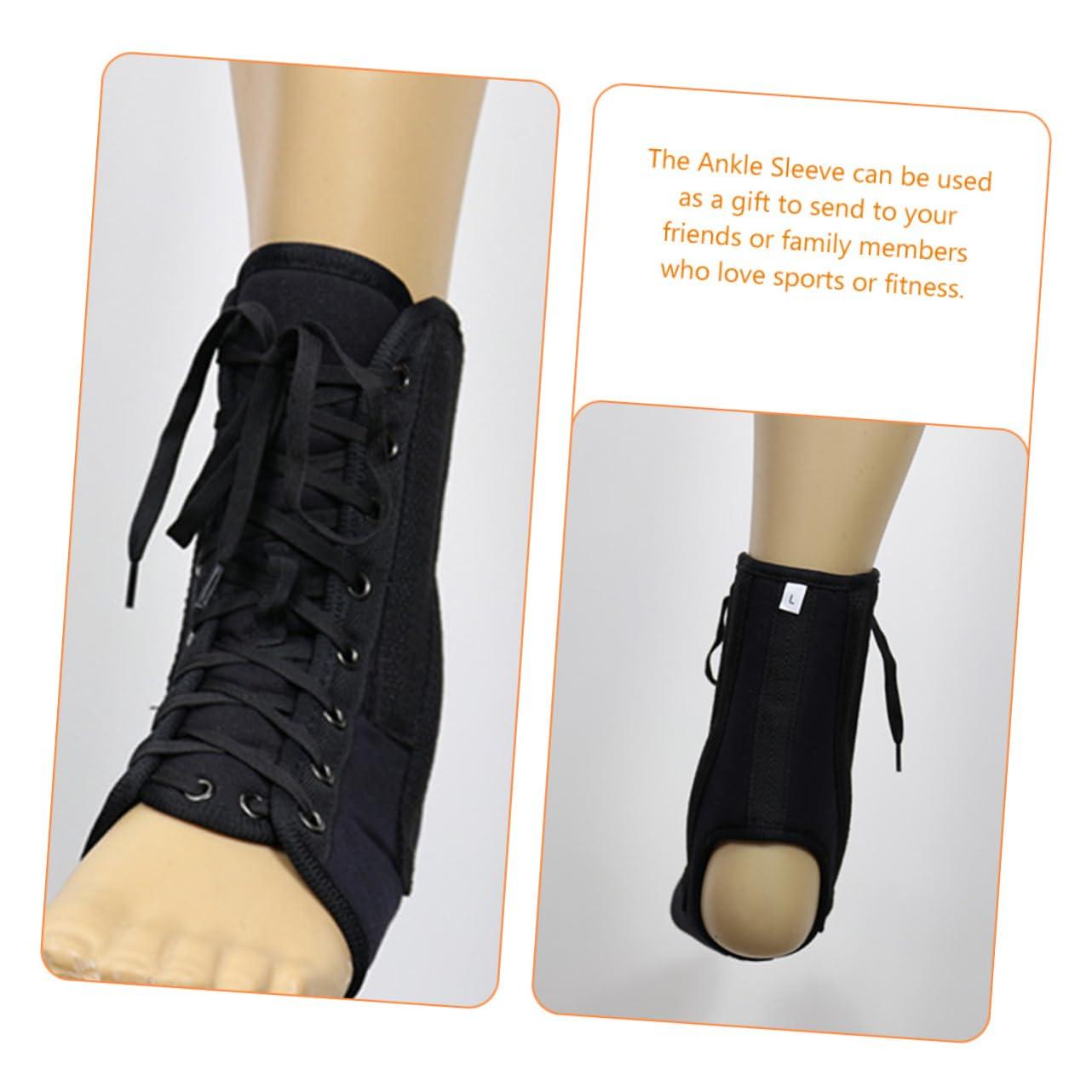 Mobestech Mobestech Ankle Bone Strap Ankle Braces Carpal Tunnel Wrist Brace Socks Ankle Tape Carpal Tunnel Wrist Splint Night Sock Aid Patella Tendon Strap Thumb Ankle Weights Heel Steel Support Black