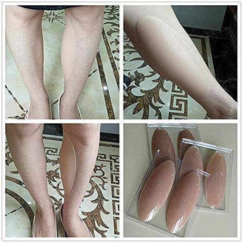 F & Y F & Y Silicone Leg Onlays Silicone Calf Pads for Crooked or Thin Legs