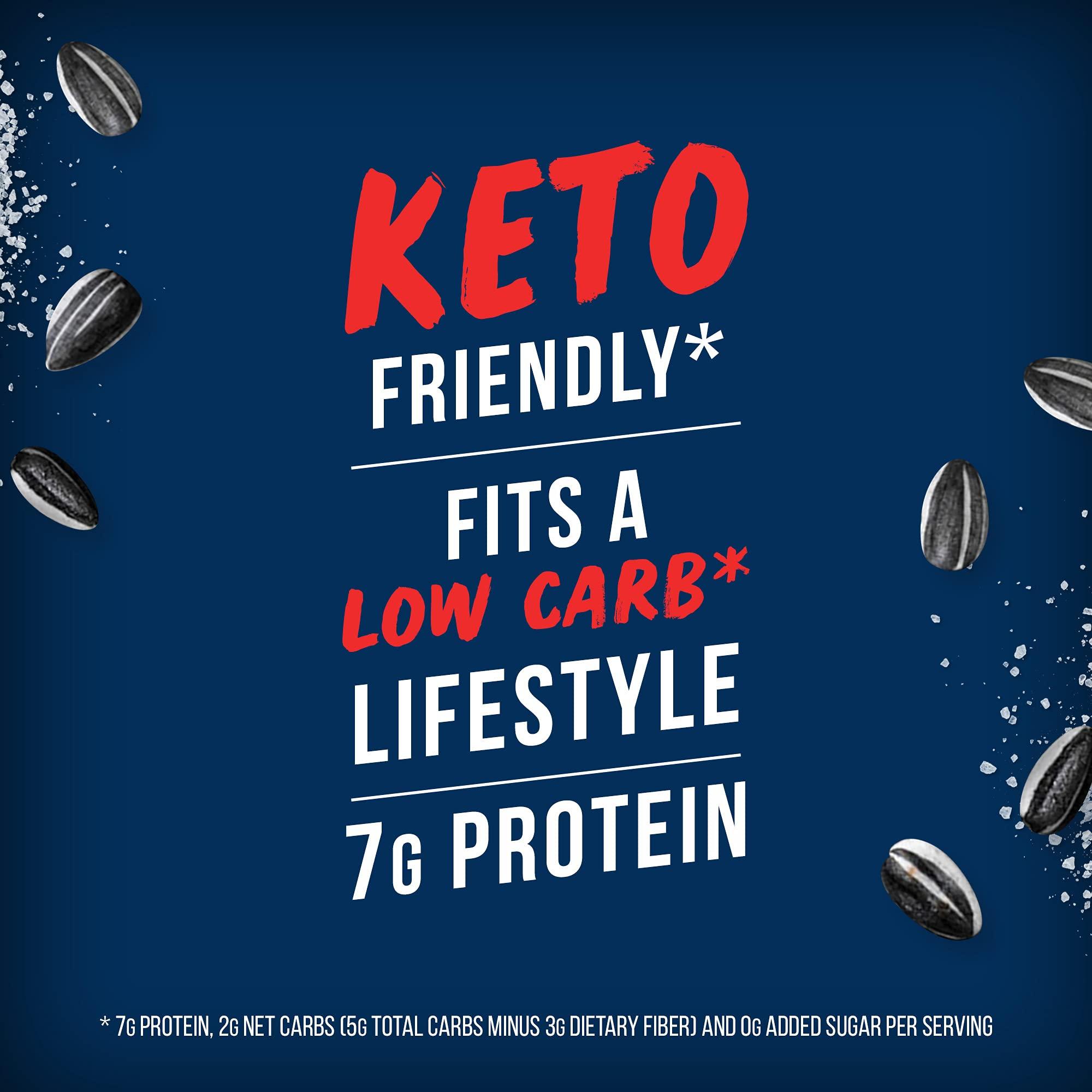 BIGS BIGS Salted & Roasted Original Sunflower Seeds, Keto Friendly Snack, 5.35-oz. Bag (Pack of 12)