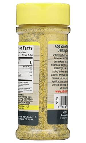 Adams Extract Adams Lemon Pepper Seasoning, 4.94 Ounce Bottle (Pack of 6)