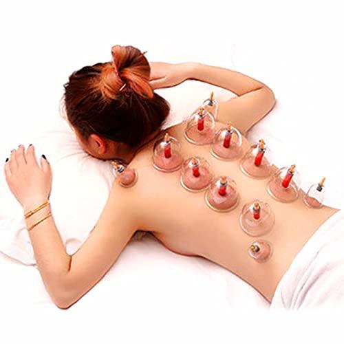 carezoe Cupping Therapy Set, 24Pcs Professional Chinese Acupoint Massage Therapy Cups with Vacuum Pump/Removable Magnetic Column, Hijama Physical Biomagnetic Cupping Kit (Standard 24Pcs)