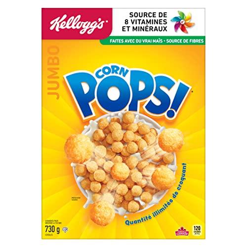 Kellogg's Kellogg's Corn Pops Cereal Jumbo Size 730g/25.8 oz., {Imported from Canada}