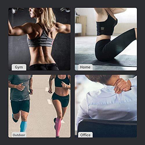 KDFJ KDFJ 30 Gears LCD Touch Screen High Frequency Massage Gun Muscle Relax Body Relaxation Electric Massager with Portable Bag 6 Heads-30 Gears-Silver