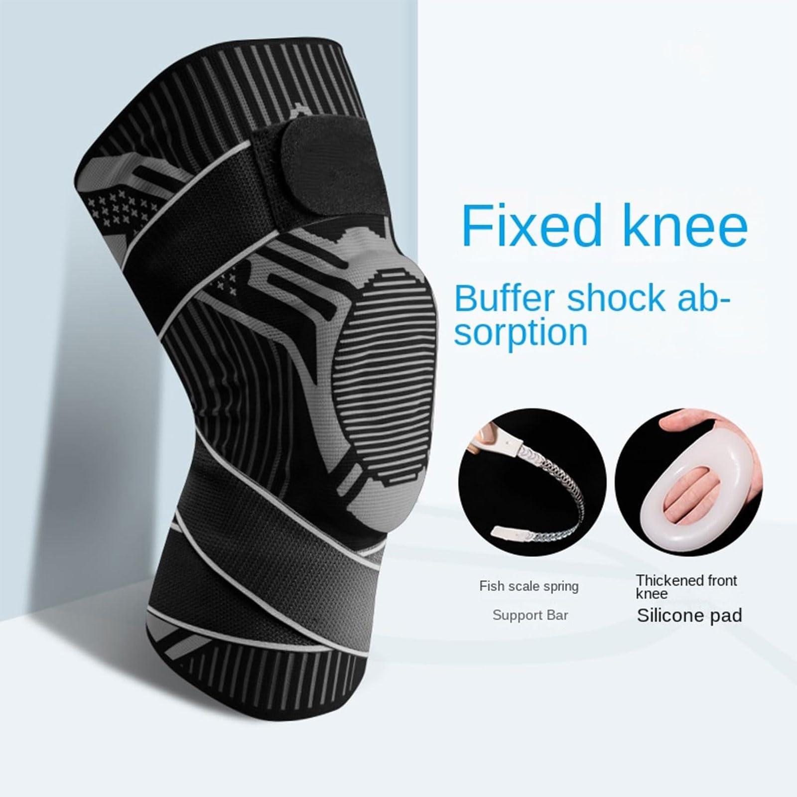 Sam Diary Sam Diary Griqos Knee Braces for Knee Pain, Compression Knee Sleeves with Patella Gel Pad, Fitness Knee Pads for Men and Women (black, M)