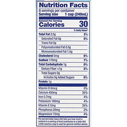 Blue Diamond Almonds Almond Breeze Dairy Free Almondmilk, Original, 64 Ounce (Pack of 8)