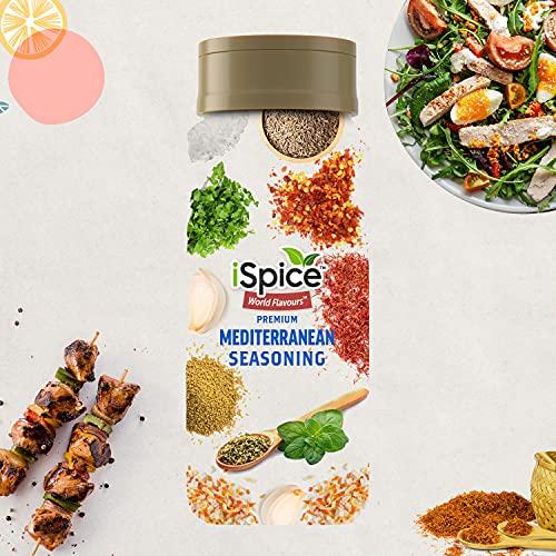 iSpice iSpice - MEDITERRANEAN SEASONING World Flavor Super Spice Blend | All Natural | Ready to use as is | No preparation is necessary