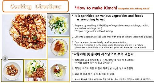 MODUGA MODUGA's Gourmet Korean Kimchi Seasoning(#1 Original, 1.76Oz (pack of 2)), Kimchi Seasoning Mix Powder, Kimchi Sauce, Rich taste & Healthy seasoning mix, yummy BBQ dry rub for vegetables and meats