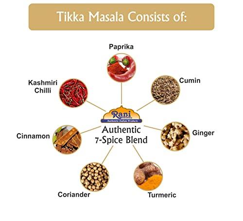 Rani Brand Authentic Indian Products Rani Tikka Masala Indian 7-Spice Blend 7oz (200g) ~ All Natural | Salt-Free | Vegan | No Colors | Gluten Friendly | NON-GMO | Indian Origin