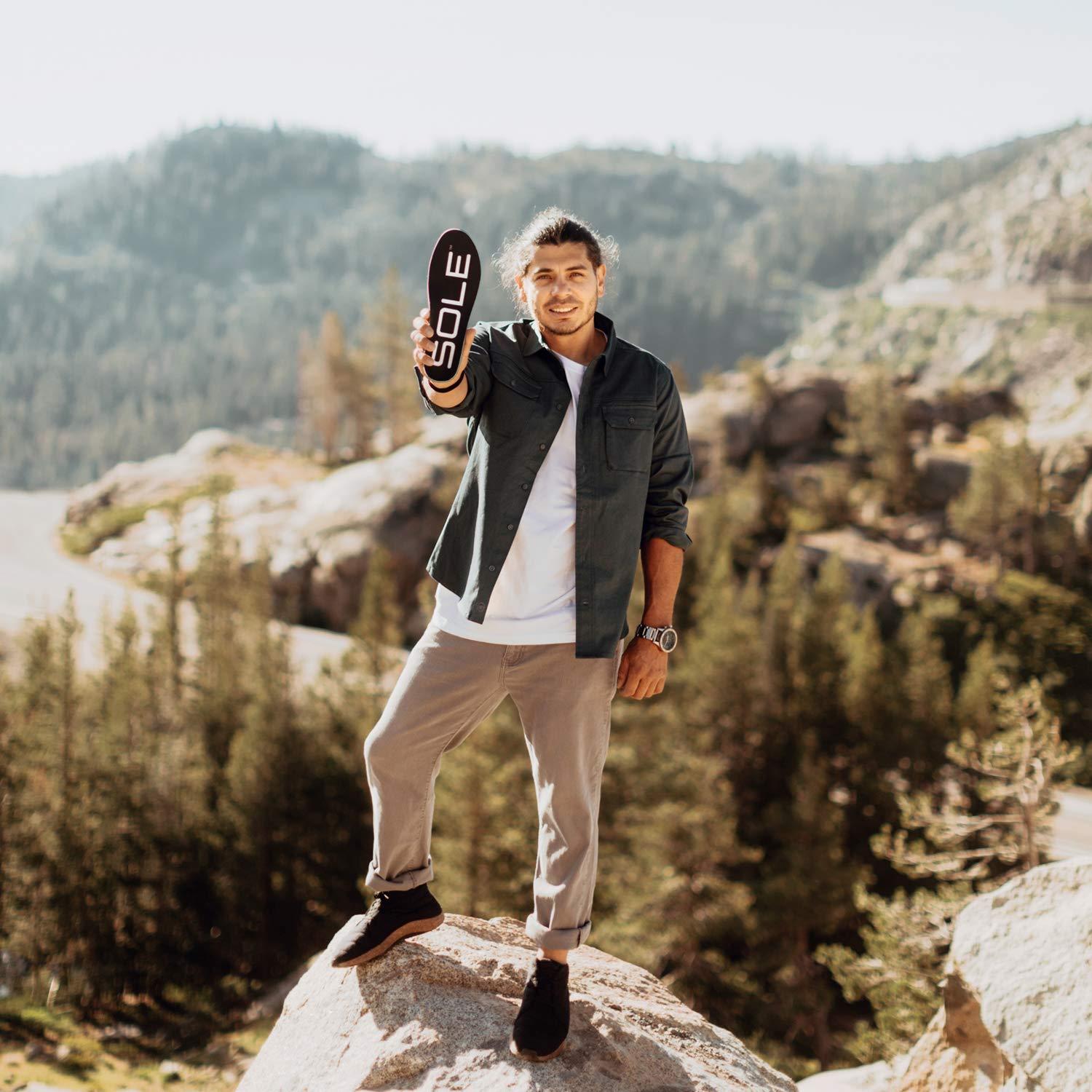 SOLE SOLE Active Thick with Metatarsal Pads Plantar Fasciitis Insoles, Men & Women - Arch Support Inserts for Foot Health and Heel Pain Relief, Orthotic Shoe Inserts Men & Women